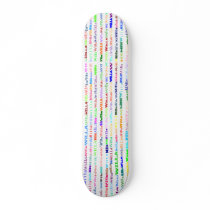 Willa Text Design II Skateboard