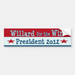 Willard for the Win - Funny Mitt Romney 2012 Bumper Sticker