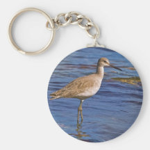 Willet Bird Wading Wildlife  Keychain