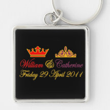 William and Catherine Royal Wedding Keychains