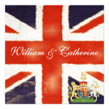 William and Catherine Royal Wedding Party Invite