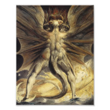 William Blake - The Great Red Dragon and the Woman Art Photo