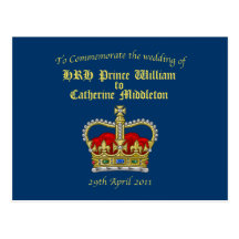 William & Catherine Royal Wedding April 29, 2011 Post Cards
