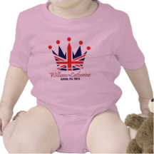 William & Catherine Royal Wedding Bodysuit