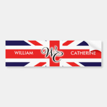 William et Catherine Adhésif Pour Voiture