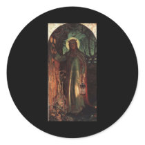 William Holman Hunt Light of the World Round Sticker
