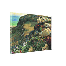 William Holman Hunt - Our English Coast Gallery Wrap Canvas