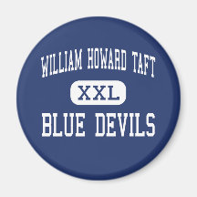 William Howard Taft - Blue Devils - High - Bronx Fridge Magnet