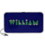 William in Soccer Green Mp3 Speaker