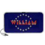 William in Soccer Red iPhone Speaker