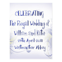William & Kate Royal Wedding Collectibles Souvenir Post Cards
