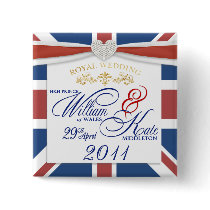 William & Kate Wedding Commemorative Keepsake Pin