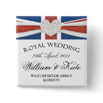 William & Kate Wedding Commemorative Keepsake Pin