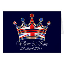 William & Kate Wedding Greeting Card