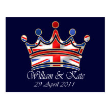 William & Kate Wedding Postcard