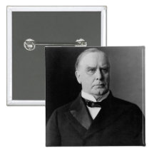 William McKinley Pinback Buttons