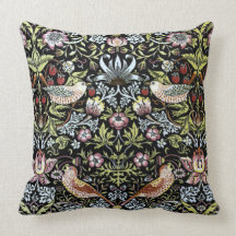 William Morris birds and flowers 2 Throw Pillow