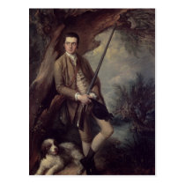William Poyntz of Midgham and his Dog Amber postcards