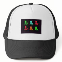 William Shakespeare Collage Trucker Hats