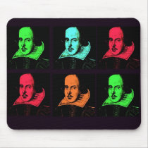 William Shakespeare Collage Mouse Pad
