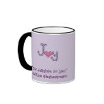 William Shakespeare Joy Quote Mug