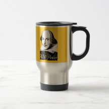 William Shakespeare Will Power T shirt Mugs