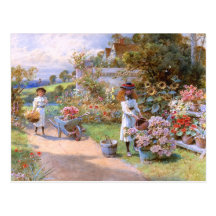 William Stephen Coleman: The Flower Garden Post Card
