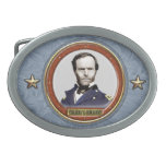 William T Sherman Oval Belt Buckle