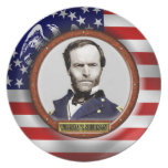 William Tecumseh Sherman Civil War Plate