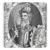 William the Conqueror, 1618 Square Stickers