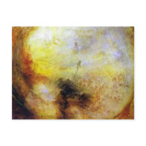 william turner, light and colour (goethe's theory) post card