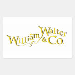 William Walter and Co. Sticker