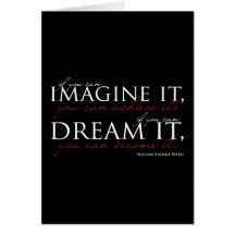 William Ward Imagine Quote Greeting Cards