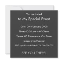 William Ward Imagine Quote Personalized Invite