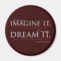 William Ward Imagine Quote Magnets