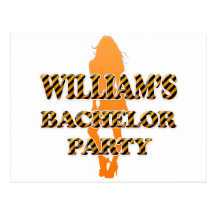 William's Bachelor Party Postcards