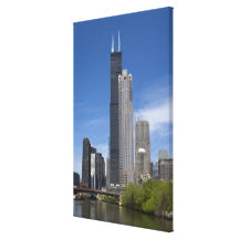 Willis Tower (previously the Sears Tower) looms Canvas Print