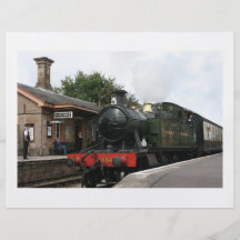 Williton station, West Somerset Railway, UK Personalized Flyer