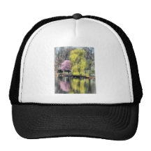 Willow and Cherry by Lake Hat