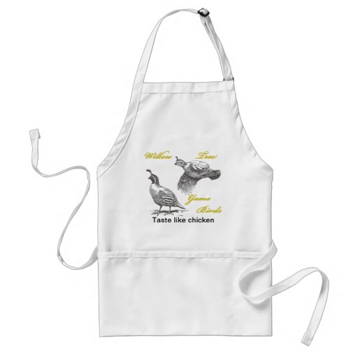 willow tree game birds apron