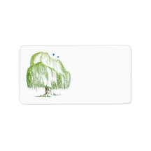 Willow Tree Wedding Blank Address Labels