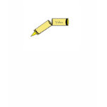 Willow- yellow crayon t-shirts