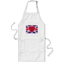 Wills and Kate with Union Jack on Tshirts, Gifts Aprons