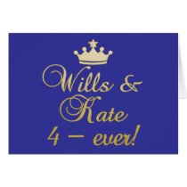 Wills & Kate 4-Ever T-shirts, Mugs, Gifts Greeting Cards