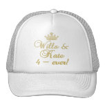 Wills & Kate 4-Ever T-shirts, Mugs, Gifts Mesh Hats