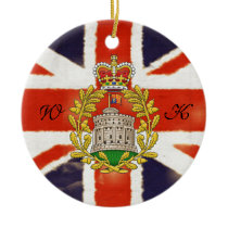 Wills & Kate Monogram Coat of Arms Ornament ornaments