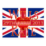 Wills & Kate Post Card