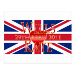 Wills & Kate Post Card