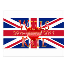 Wills & Kate Post Card