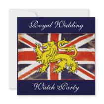 Wills & Kate Royal Wedding Watch Party Invitation